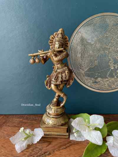 Lord Sri Krishna Brass Idol