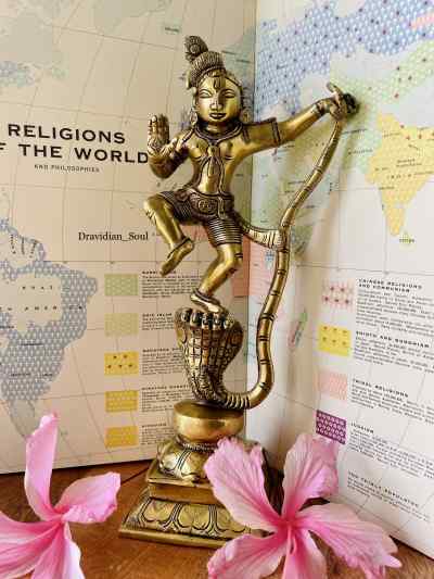 Kalinga Lord Krishna Brass Idol